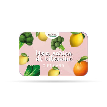 GIFT CARD UNA CARICA DI VITAMINE!